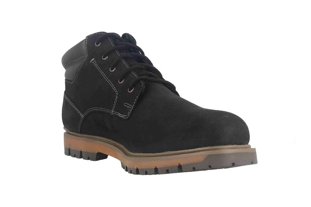 Fretz Men Fountain Boots in Übergrößen Schwarz 4040.0716-51 große Herrenschuhe Neueste Stile