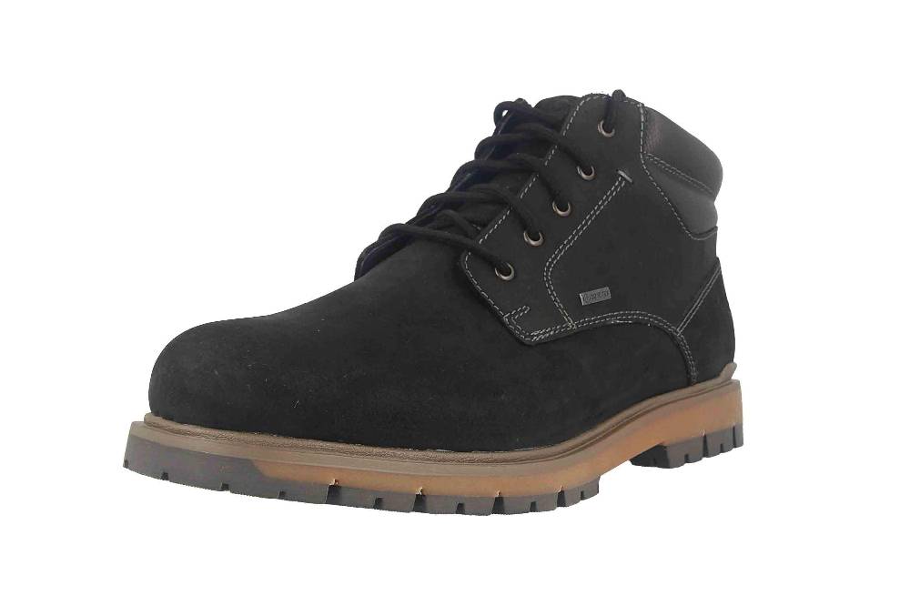 Fretz Men Fountain Boots in Übergrößen Schwarz 4040.0716-51 große Herrenschuhe Neueste Stile