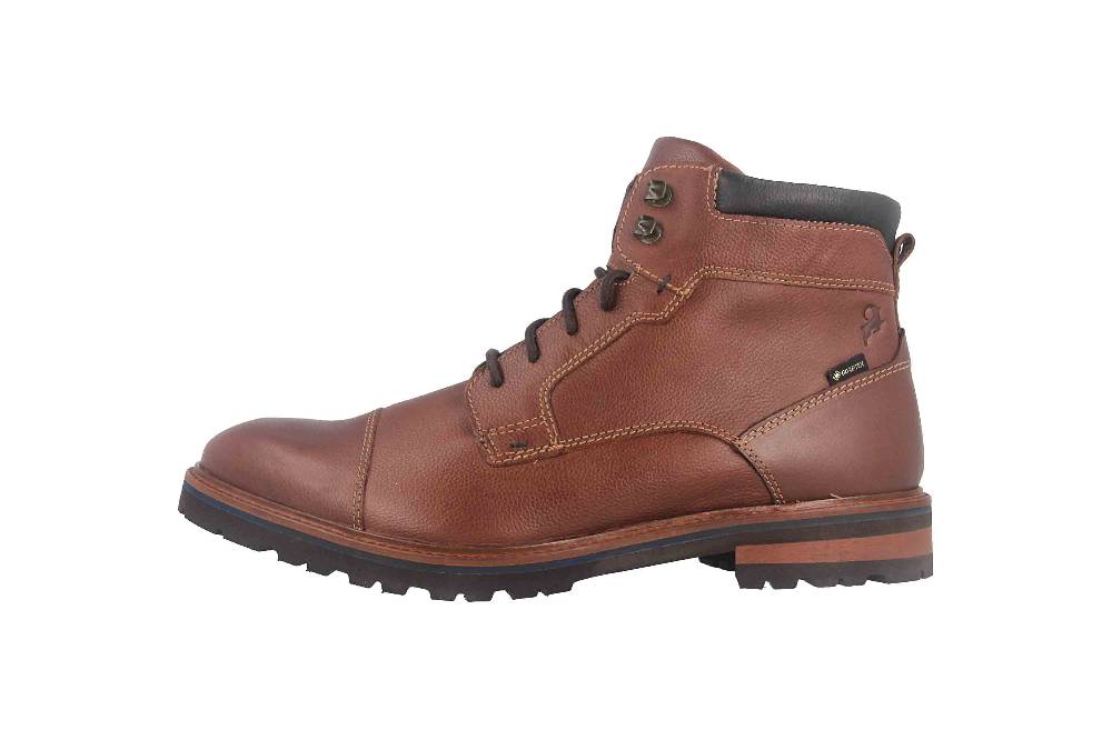 Fretz Men Milano Boots in Übergrößen Braun 6332.9712-12 große Herrenschuhe Letzter Tag