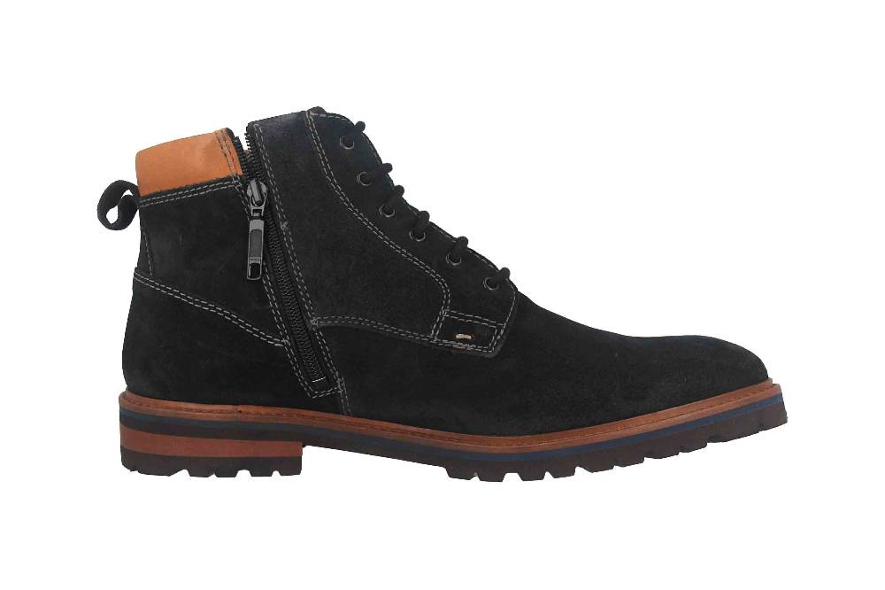 Fretz Men Milano Boots in Übergrößen Blau 6330.9719-1 große Herrenschuhe Zeitbegrenzte Promotion