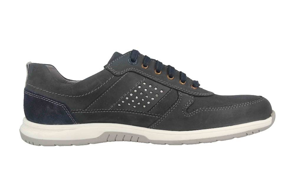 Fretz Men Arezzo Halbschuhe in Übergrößen Blau 4820.7616-32 große Herrenschuhe Nur für heute