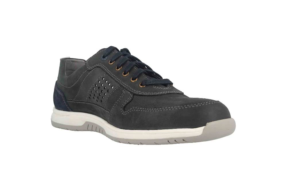 Fretz Men Arezzo Halbschuhe in Übergrößen Blau 4820.7616-32 große Herrenschuhe Nur für heute