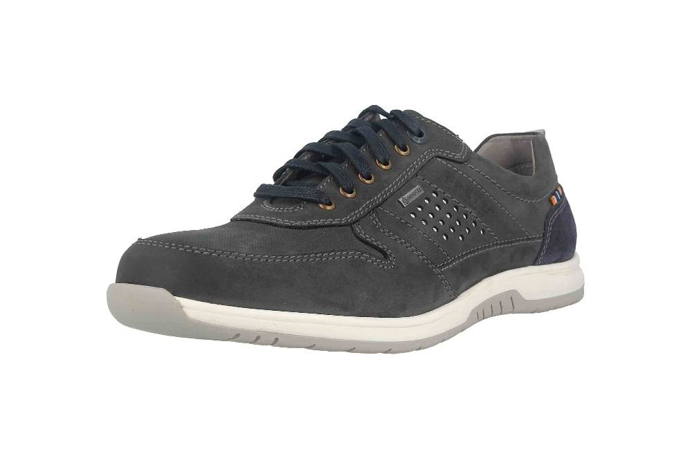 Fretz Men Arezzo Halbschuhe in Übergrößen Blau 4820.7616-32 große Herrenschuhe Nur für heute