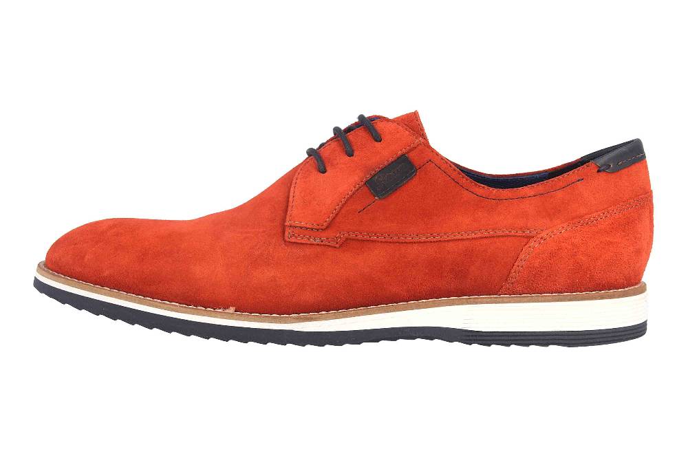 Sioux QUINTERO-709-H Halbschuhe in Übergrößen Rot 38851 große Herrenschuhe