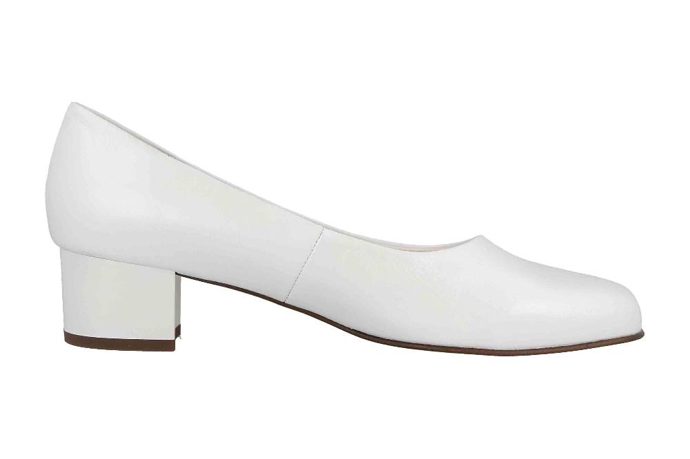 grazie Dingo perlweiss Pumps in Übergrößen Weiß 66150 360060 210 große Damenschuhe Riesige Rabatte