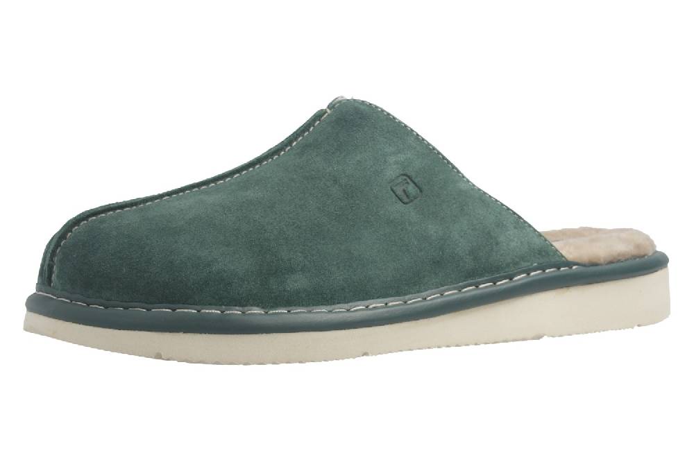 Fortuna Hausschuhe in Übergrößen Grün 446001-03-150 große Damenschuhe Black Friday Preise
