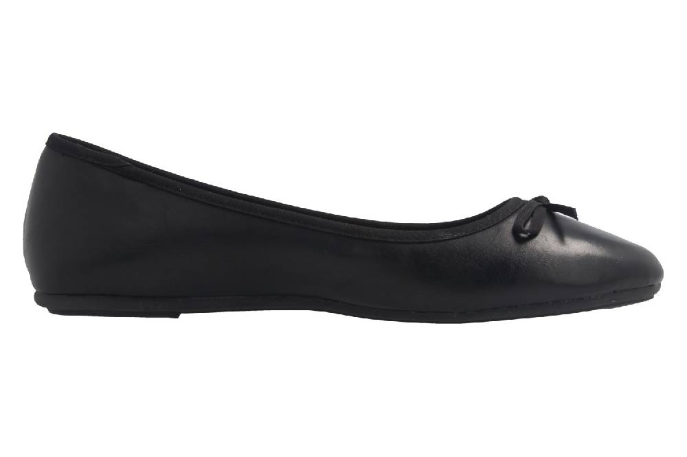 Fitters Footwear Ballerinas in Übergrößen Schwarz 2.589609 Lina Black große Damenschuhe zollfrei