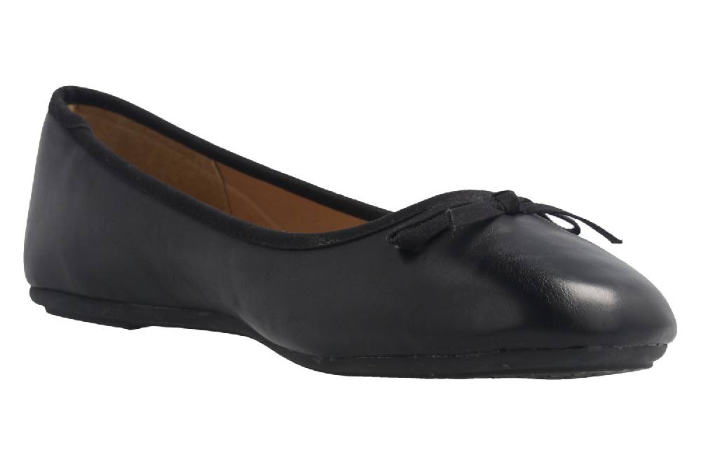 Fitters Footwear Ballerinas in Übergrößen Schwarz 2.589609 Lina Black große Damenschuhe zollfrei