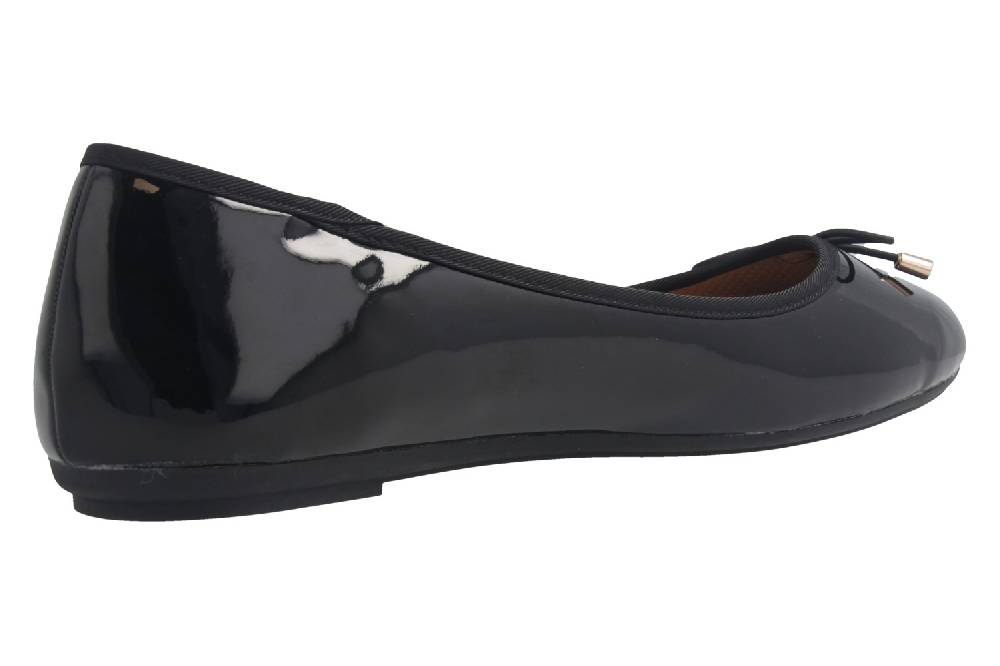 Fitters Footwear Ballerinas in Übergrößen Schwarz 2.514378 Fiona Black Patent große Damenschuhe Rabatte dieses Monats