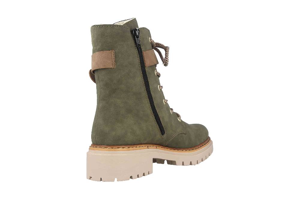 Rieker Stiefel in Übergrößen Grün 72610-55 große Damenschuhe Blitzverkäufe