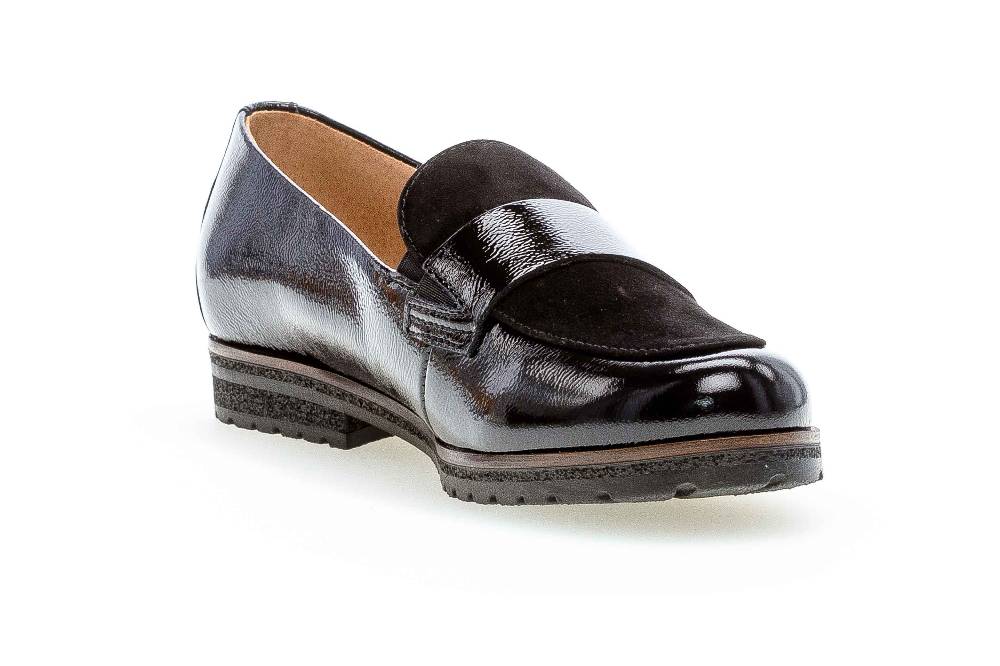 Gabor comfort Slipper in Übergrößen Schwarz 32.042.37 große Damenschuhe Limitierter Zeitrabatt