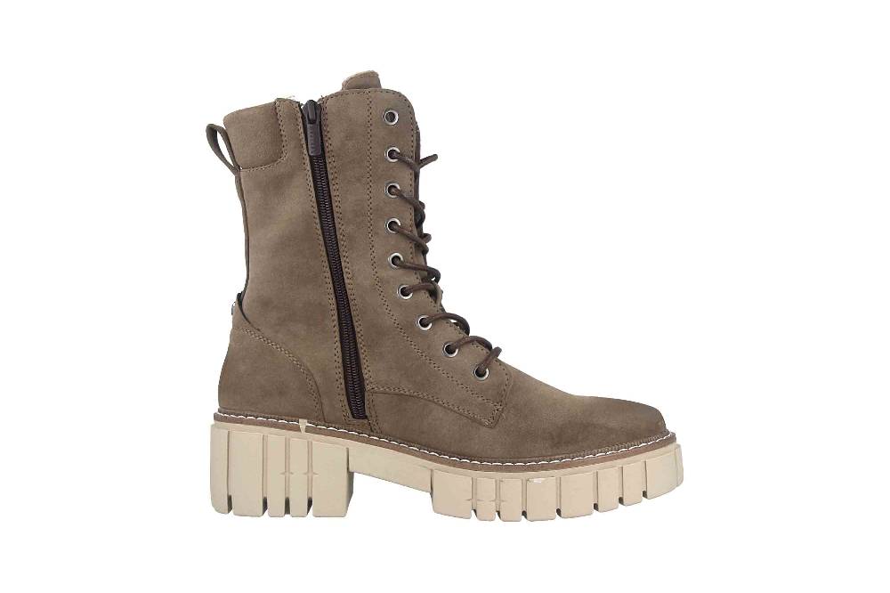Mustang Shoes Boots in Übergrößen Taupe 1447-506-318 große Damenschuhe Fabrikpreis