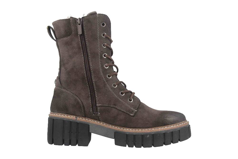 Mustang Shoes Boots in Übergrößen Grau 1447-506-20 große Damenschuhe Sonderangebot