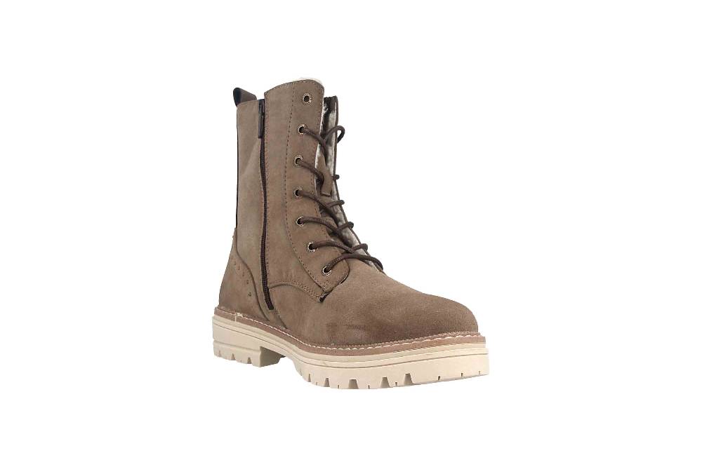 Mustang Shoes Stiefel in Übergrößen Taupe 1404-601-318 große Damenschuhe Rabatt