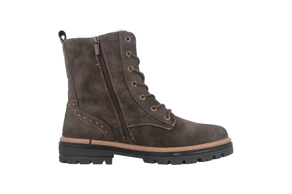 Mustang Shoes Stiefel in Übergrößen Grau 1404-601-20 große Damenschuhe Günstig kaufen