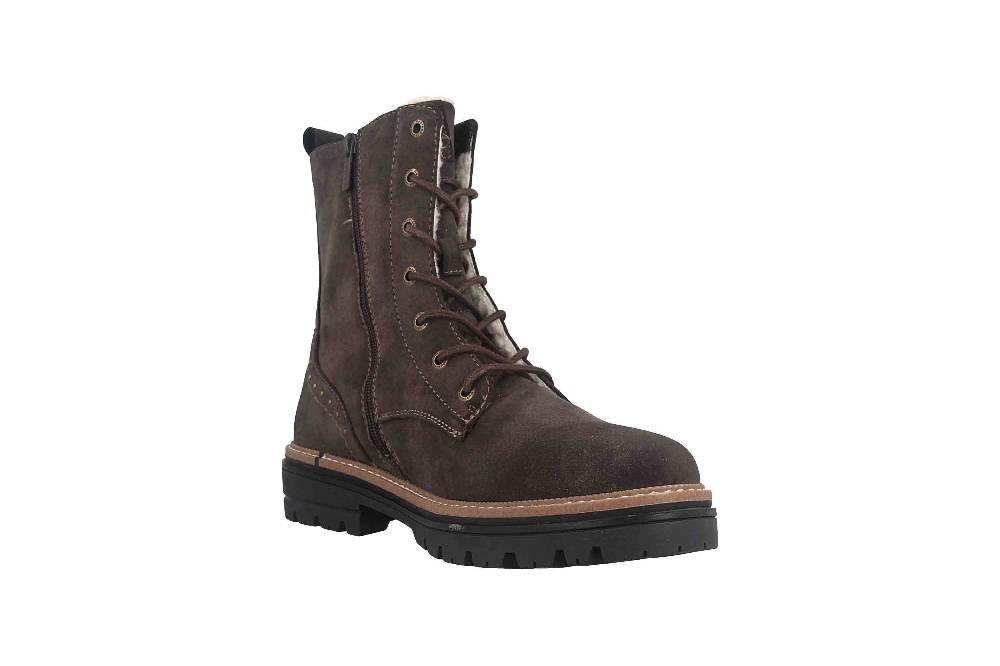 Mustang Shoes Stiefel in Übergrößen Grau 1404-601-20 große Damenschuhe Günstig kaufen