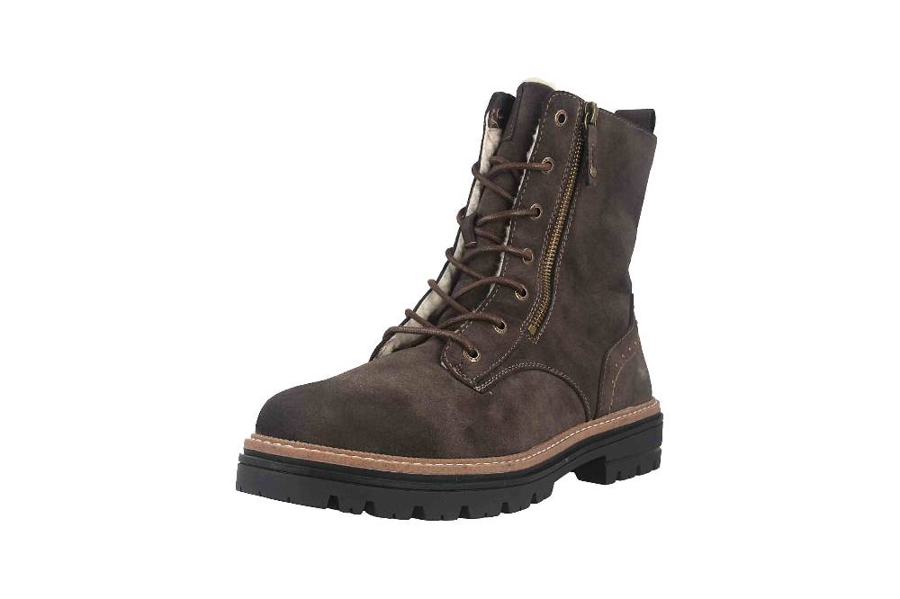 Mustang Shoes Stiefel in Übergrößen Grau 1404-601-20 große Damenschuhe Günstig kaufen