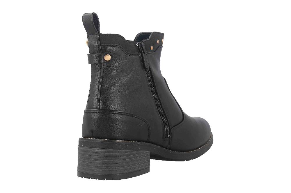 Mustang Shoes Stiefeletten in Übergrößen Schwarz 1402-503-9 große Damenschuhe Versandkostenfrei