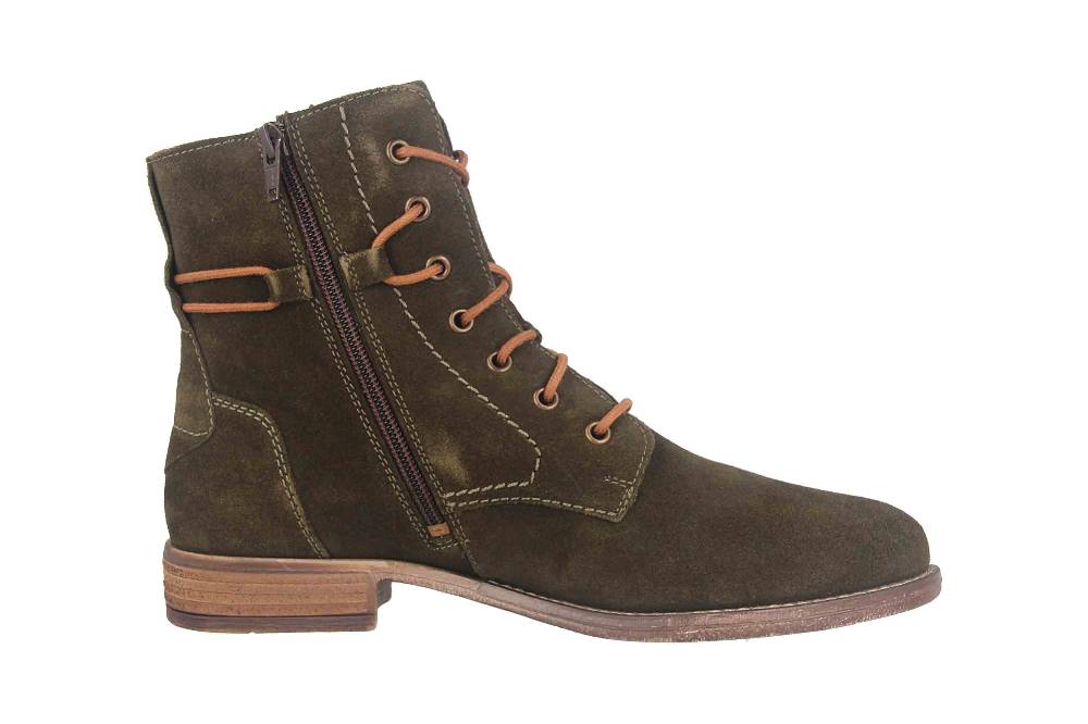 Josef Seibel Sienna 70 Stiefeletten in Übergrößen Grün 99670 MI944 615 große Damenschuhe Online Shopping