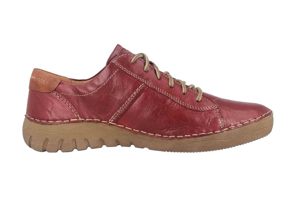 Josef Seibel Felicia 02 Halbschuhe in Übergrößen Rot 89202 302 411 große Damenschuhe Osterangebot