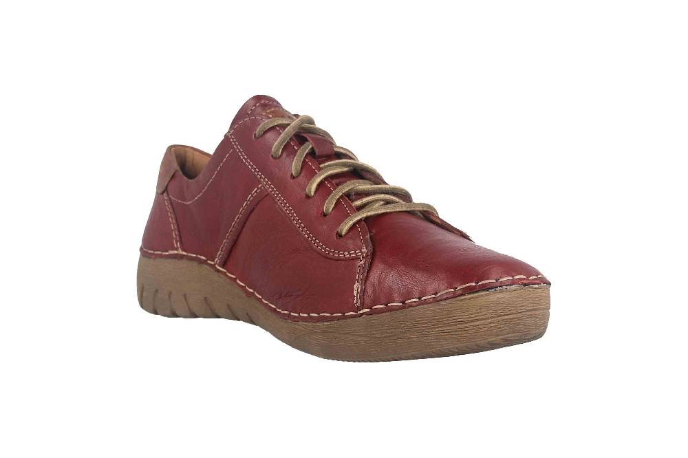 Josef Seibel Felicia 02 Halbschuhe in Übergrößen Rot 89202 302 411 große Damenschuhe Osterangebot