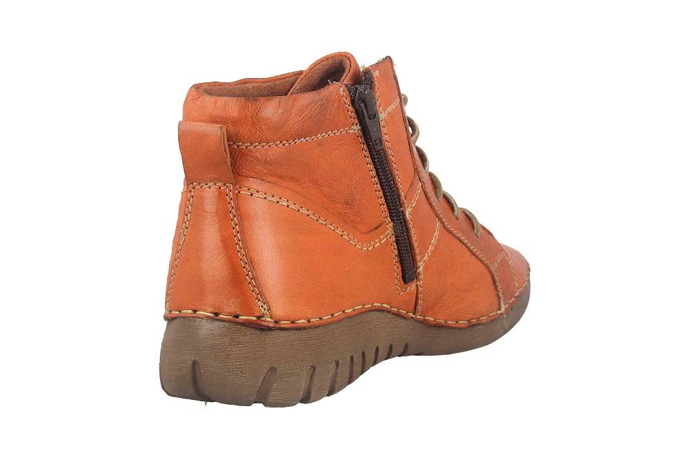 Josef Seibel Felicia 01 Stiefeletten in Übergrößen Orange 89201 MI302 841 große Damenschuhe Vatertagsangebot