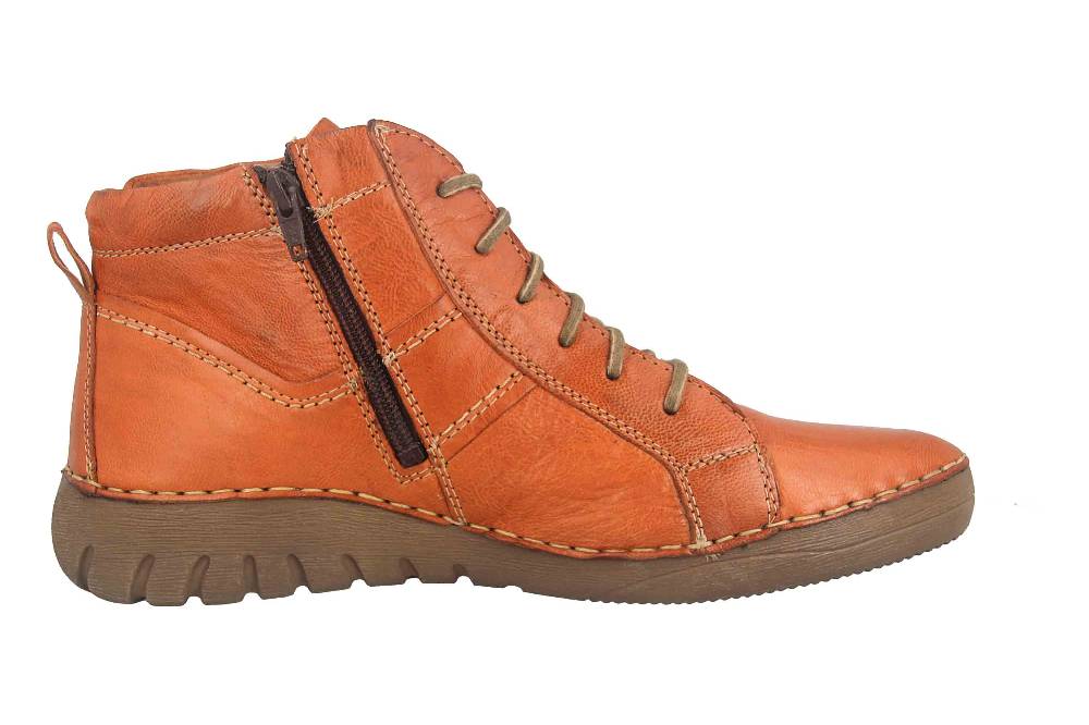 Josef Seibel Felicia 01 Stiefeletten in Übergrößen Orange 89201 MI302 841 große Damenschuhe Vatertagsangebot
