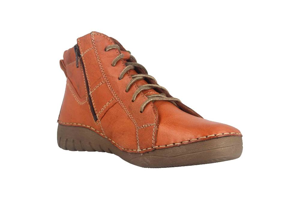 Josef Seibel Felicia 01 Stiefeletten in Übergrößen Orange 89201 MI302 841 große Damenschuhe Vatertagsangebot