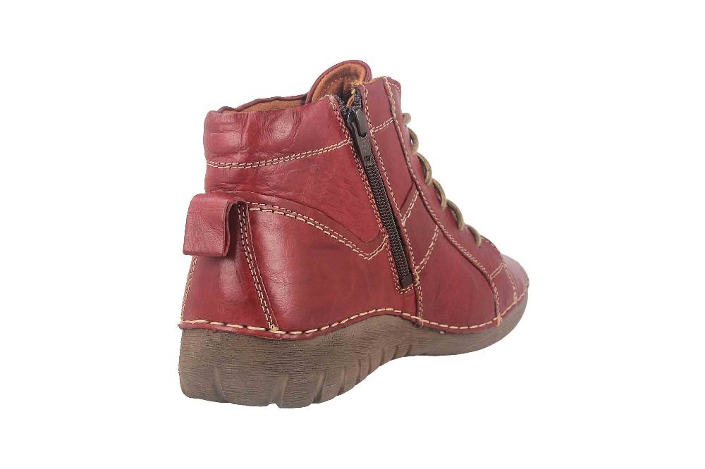 Josef Seibel Felicia 01 Stiefeletten in Übergrößen Rot 89201 MI302 411 große Damenschuhe Jubiläumsangebot