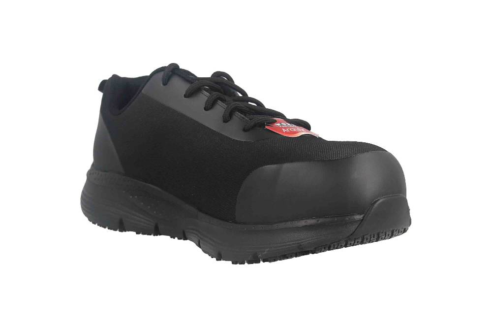 Skechers ARCH FIT SR RINGSTAP Arbeitsschuhe in Übergrößen Schwarz 200086EC BBK große Herrenschuhe Exklusive Angebote