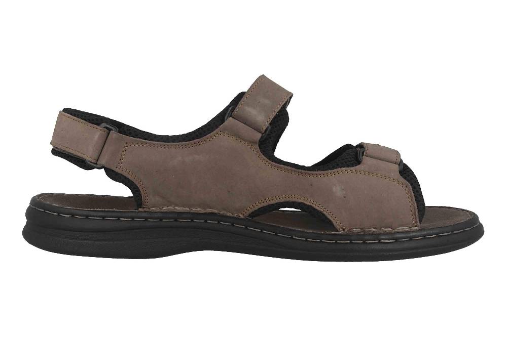 Josef Seibel Franklin Sandalen in Übergrößen Grau 10236 751 781 große Herrenschuhe Wochenangebot