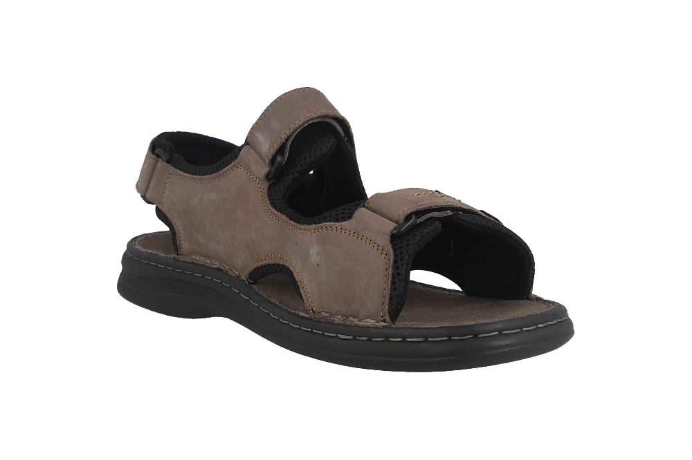 Josef Seibel Franklin Sandalen in Übergrößen Grau 10236 751 781 große Herrenschuhe Wochenangebot