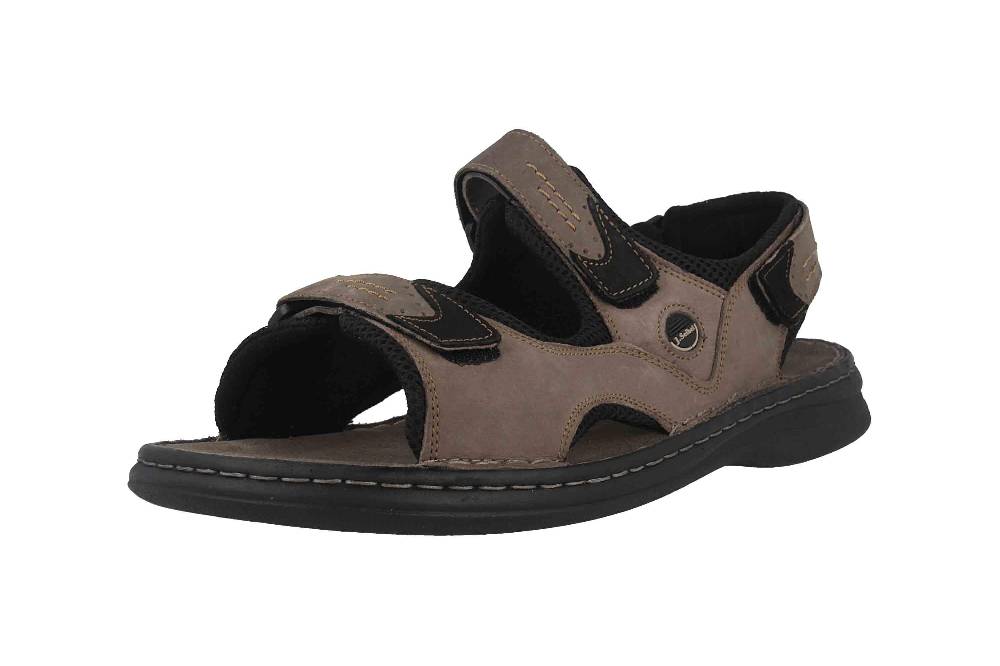 Josef Seibel Franklin Sandalen in Übergrößen Grau 10236 751 781 große Herrenschuhe Wochenangebot