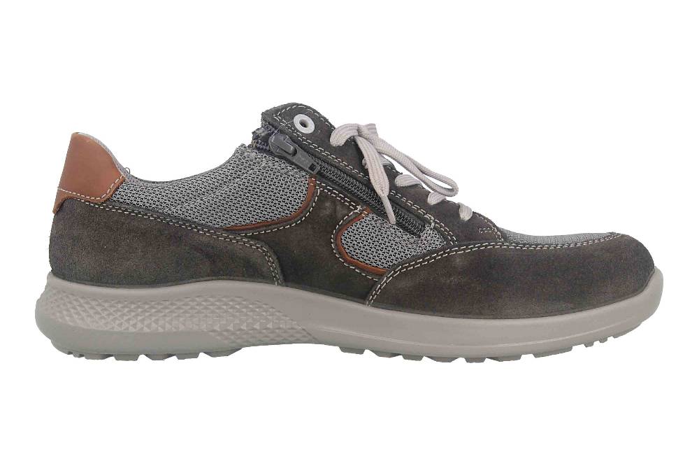 Jomos Campus Halbschuhe in Übergrößen Grau 322414 904 2107 große Herrenschuhe Kostenlose Rückgabe