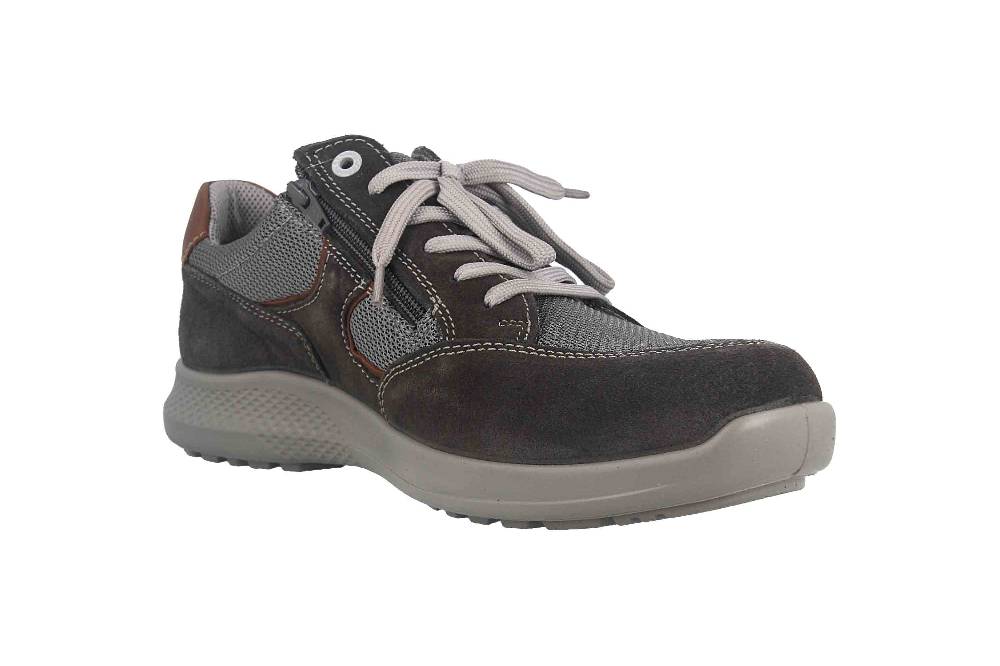 Jomos Campus Halbschuhe in Übergrößen Grau 322414 904 2107 große Herrenschuhe Kostenlose Rückgabe
