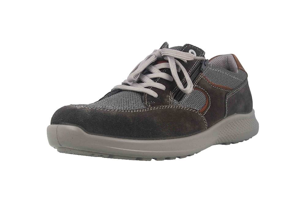 Jomos Campus Halbschuhe in Übergrößen Grau 322414 904 2107 große Herrenschuhe Kostenlose Rückgabe