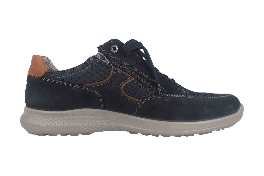 Jomos Campus Halbschuhe in Übergrößen Blau 322414 904 8006 große Herrenschuhe Letzte 3 Tage