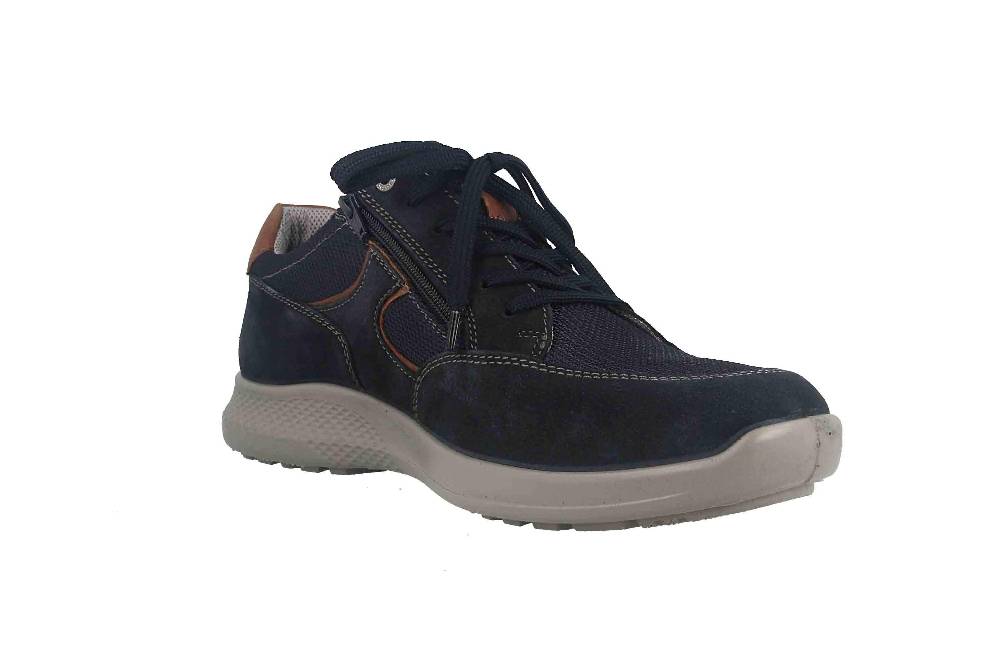 Jomos Campus Halbschuhe in Übergrößen Blau 322414 904 8006 große Herrenschuhe Letzte 3 Tage