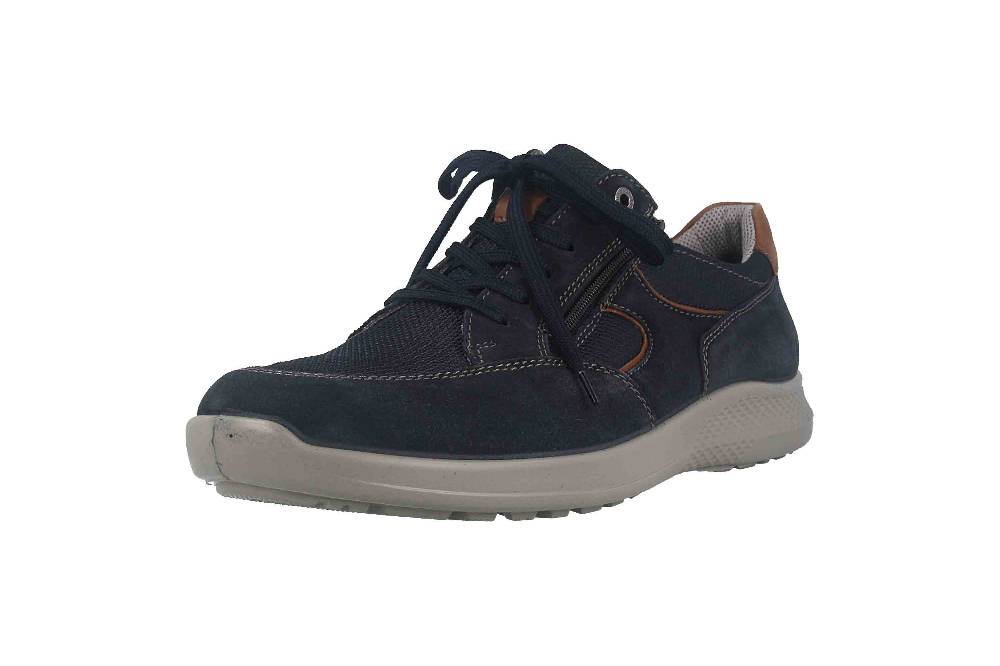 Jomos Campus Halbschuhe in Übergrößen Blau 322414 904 8006 große Herrenschuhe Letzte 3 Tage