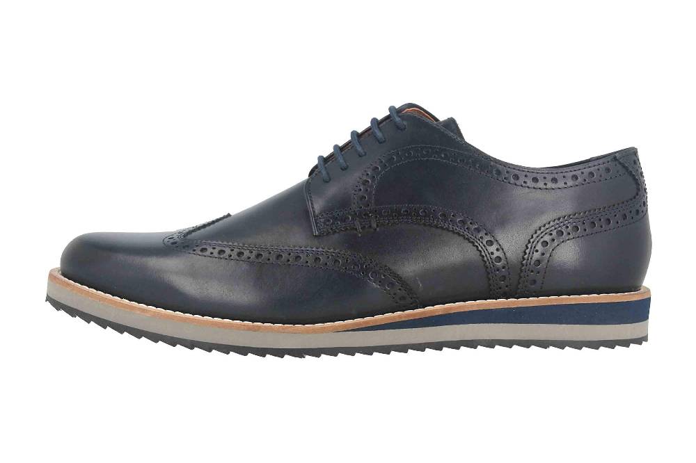 Josef Seibel Yannik 01 Halbschuhe Blau 15901 147 500 Herrenschuhe Meist gekauft