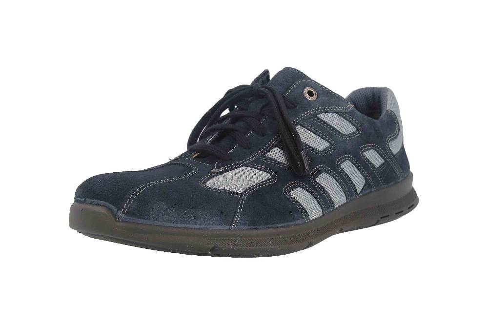 Jomos Rogato Halbschuhe in Übergrößen Blau 324320 914 8008 große Herrenschuhe Sonderangebot
