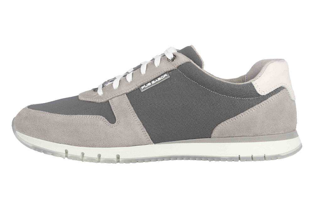 Pius Gabor Sneaker in Übergrößen Grau 1015.10.05 große Herrenschuhe