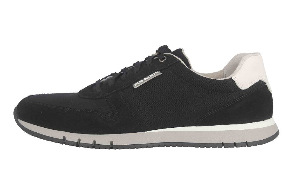 Pius Gabor Sneaker in Übergrößen Schwarz 1015.10.01 große Herrenschuhe