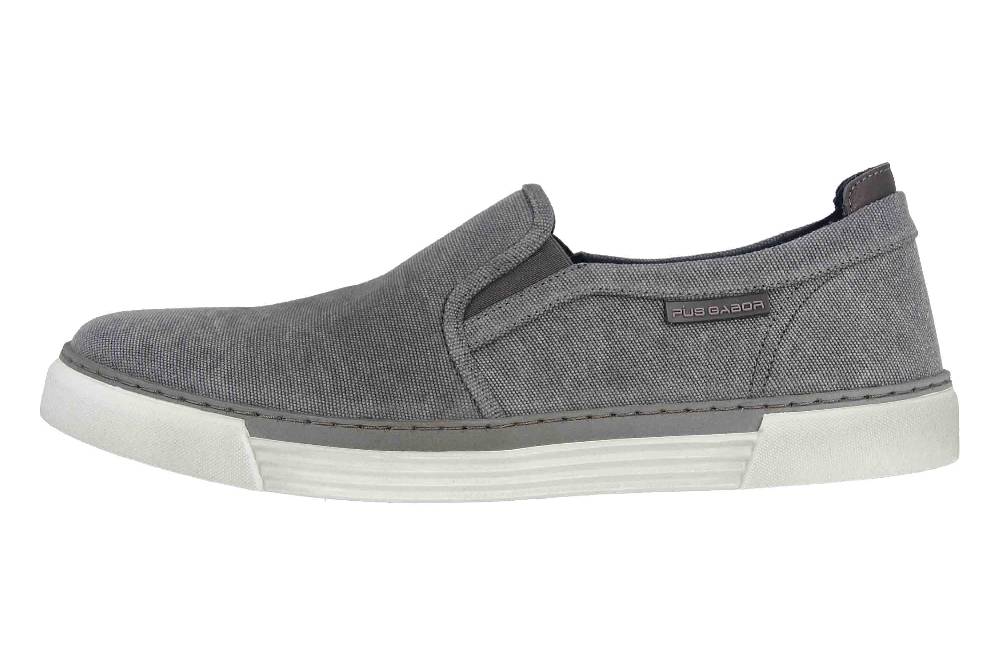 Pius Gabor Slipper in Übergrößen Grau 0460.17.01 große Herrenschuhe