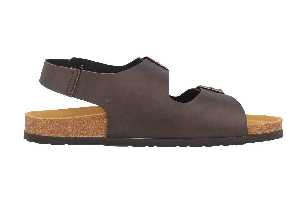 Jomos FEETBACK Slipper in Übergrößen Braun [D2C] 406201 44 355 große Herrenschuhe Letzte 3 Tage