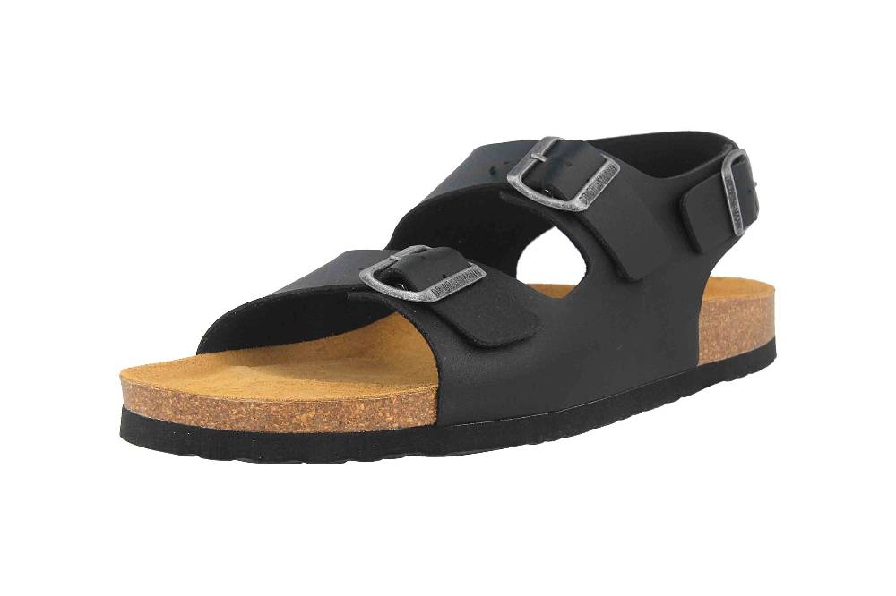 Dr. Brinkmann Bonillo Sandalen in Übergrößen Schwarz 600098-01 große Herrenschuhe JETZT KAUFEN