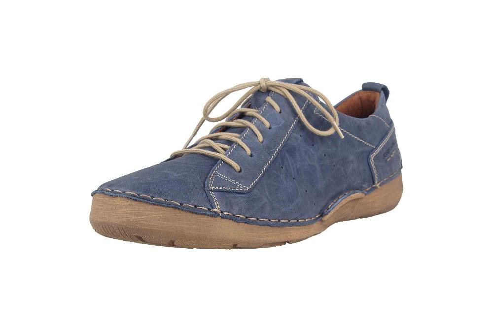 Josef Seibel Fergey 56 Halbschuhe in Übergrößen Blau 59656 95 505 große Damenschuhe Nur noch ein Tag übrig