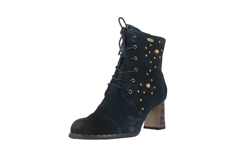 Laura Vita Stiefel in Übergrößen Blau MAELEO 09 Bleu große Damenschuhe Fabrikladen