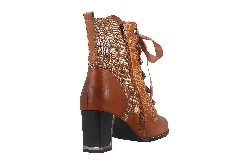 Laura Vita Stiefeletten in Übergrößen Braun KACIO 05 Camel große Damenschuhe Im Verkauf