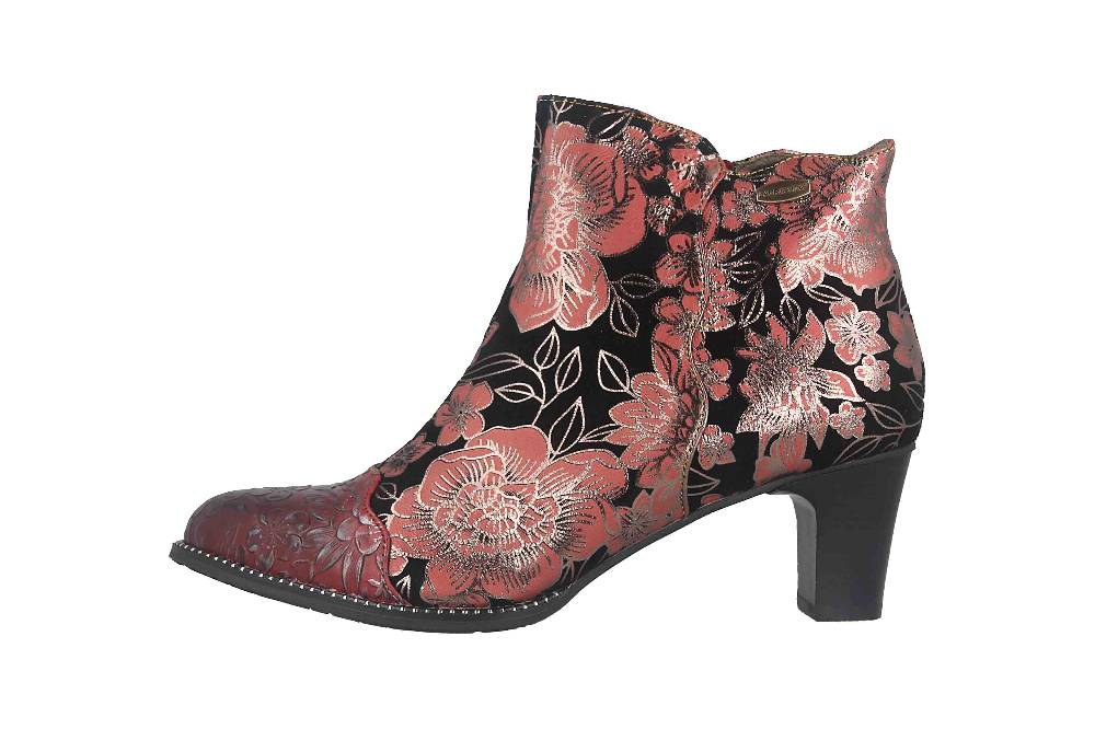 Laura Vita Stiefeletten in Übergrößen Mehrfarbig ELCODIEO 212 Cerise große Damenschuhe Online